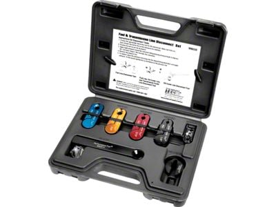 Fuel and Transmission Line Disconnect Tool Set; 7-Piece Set