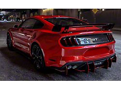 Full Aero Package; Matte Black Vinyl (18-23 Mustang GT)