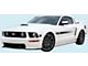 GT/CS Mid-Body Stripe Kit; Matte Black (05-09 Mustang)