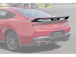 GT Package Rear Spoiler; Matte Black (24-25 Mustang Fastback)