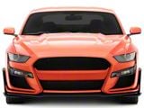 GT500 Style Front Bumper Cover; Unpainted (15-17 Mustang GT, EcoBoost, V6)