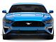 GT500 Style Front Bumper Splitter; Matte Black Vinyl (18-23 Mustang GT, EcoBoost)