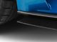 GT500 Style Front Bumper Splitter; Matte Black Vinyl (18-23 Mustang GT, EcoBoost)