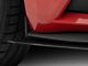 GT500 Style Front Bumper Splitter; Satin Black Vinyl (15-17 Mustang GT, EcoBoost, V6)