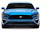 GT500 Style Front Bumper Splitter; Satin Black Vinyl (18-23 Mustang GT, EcoBoost)