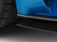 GT500 Style Front Bumper Splitter; Satin Black Vinyl (18-23 Mustang GT, EcoBoost)