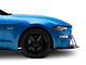 GT500 Style Front Bumper Splitter; Satin Black Vinyl (18-23 Mustang GT, EcoBoost)