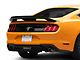 GT500 Style Wickerbill Rear Spoiler; Gloss Black (15-23 Mustang Fastback)