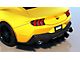 HDPE Rear Diffuser V1; Matte Black (2024 Mustang GT & EcoBoost w/o Active Exhaust)