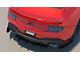 HDPE Rear Diffuser V1; Matte Black (2024 Mustang GT & EcoBoost w/ Active Exhaust)