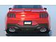 HDPE Rear Diffuser V1; Matte Black (2024 Mustang GT & EcoBoost w/ Active Exhaust)