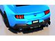 HDPE Rear Diffuser V2; Matte Black (2024 Mustang GT & EcoBoost w/o Active Exhaust)