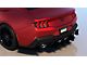 HDPE Rear Diffuser V3; Matte Black (2024 Mustang GT & EcoBoost w/o Active Exhaust)