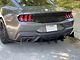 HDPE Rear Diffuser V3; Matte Black (2024 Mustang GT & EcoBoost w/ Active Exhaust)