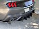 HDPE Rear Diffuser V3; Matte Black (2024 Mustang GT & EcoBoost w/ Active Exhaust)