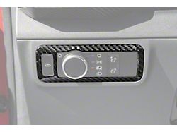 Headlight Control Panel Trim; Carbon Fiber (2024 Mustang)