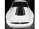 Hood Accent Stripe Decal; Gloss Black (13-14 Mustang GT, V6)
