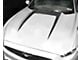 Hood Accent U-Stripe Decal; Gloss Black (15-17 Mustang GT, EcoBoost, V6)