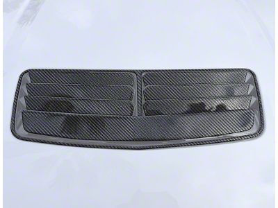 Hood Vent Accent Trim; Forged Carbon Fiber (2024 Mustang GT, Dark Horse)