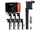 Ignition Coil Set with Iridium Spark Plugs; Black (99-04 Mustang Cobra, Mach 1)