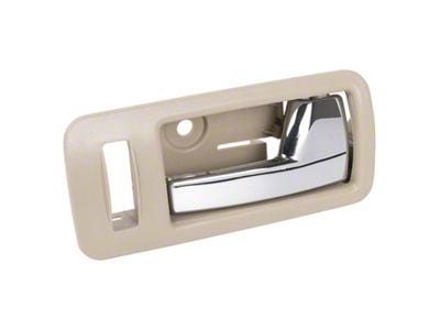 Interior Door Handle; Front Passenger Side; Beige and Black (10-14 Mustang)