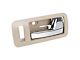 Interior Door Handle; Front Passenger Side; Beige and Black (10-14 Mustang)