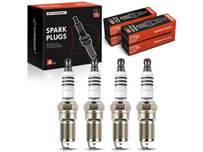 Iridium and Platinum Spark Plugs; Set of 4 (91-93 2.3L Mustang)