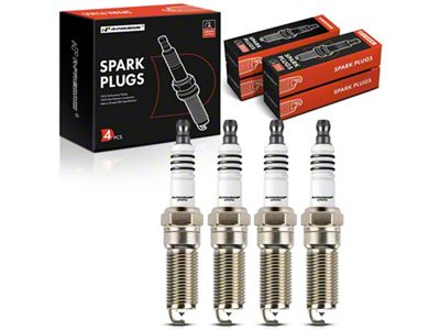 Iridium and Platinum Spark Plugs; Set of 4 (20-21 Mustang EcoBoost)