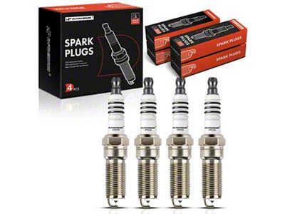 Iridium and Platinum Spark Plugs; Set of 4 (15-19 Mustang EcoBoost)