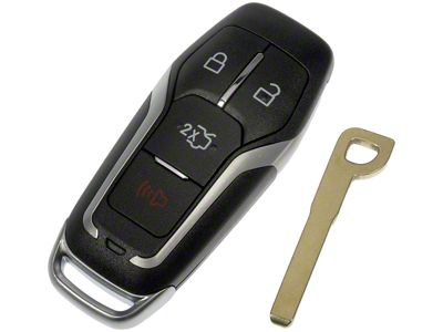 Keyless Entry Remote; 4-Button (15-17 Mustang w/o Remote Start)