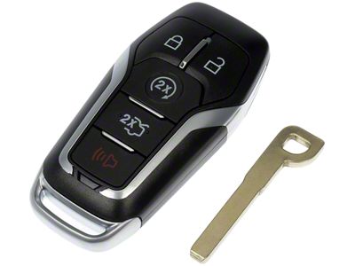 Keyless Entry Remote; 5-Button (15-17 Mustang w/ Remote Start)