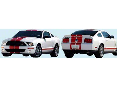 Lemans Racing Stripes; Alloy (07-09 Mustang GT500)