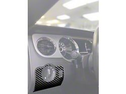 Light Control Accent Trim; Forged Carbon Fiber (10-14 Mustang)