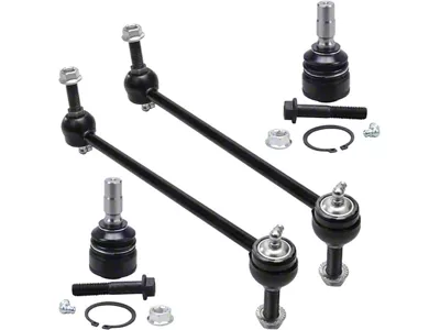 Lower Ball Joints and Sway Bar Links Kit (05-08/02/09 Mustang GT, V6)