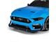 LV4 Front Splitter; Dry Carbon Fiber Vinyl (21-23 Mustang Mach 1)