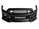 Mach 1 Style Conversion Front Bumper with LED Fog Lights; Black (15-17 Mustang GT, EcoBoost, V6)