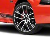 Magnetic Style Gloss Black Machined Wheel; 19x8.5; 30mm Offset (99-04 Mustang)