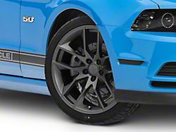 Magnetic Style Charcoal Wheel; 20x8.5; 30mm Offset (10-14 Mustang)