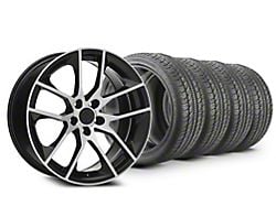 19x8.5 Magnetic Style Wheel & Pirelli All-Season P Zero Nero Tire Package (15-23 Mustang GT, EcoBoost, V6)