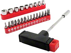 Magnetic T-Bar Driver Set; 25-Piece Set