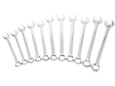 Metric Combination Wrench Set; 11-Piece Set