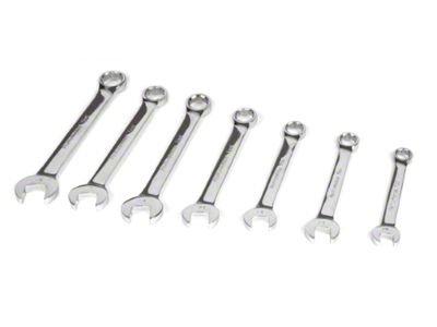 Metric Combination Wrench Set; 7-Piece Set