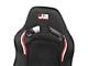 Microfiber Suede Racing Bucket Seats with Seat Sliders; Black (Universal; Some Adaptation May Be Required)