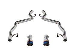 Muffler Delete Axle-Back Exhaust System with Burnt Tips (24-25 Mustang GT w/o Active Exhaust)