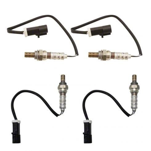 Mustang O2 Oxygen Sensor Set; Upstream and Downstream (99-10 GT, V6; 07 ...