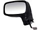 OE Style Powered Mirror; Black; Driver Side (87-93 Mustang Convertible)