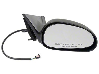 OE Style Powered Mirror; Black; Passenger Side (99-04 Mustang)