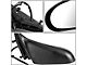 OE Style Powered Side Mirror; Black; Passenger Side (96-98 Mustang)