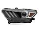 OEM Style Headlight; Black Housing; Clear Lens; Driver Side (15-17 Mustang; 18-22 Mustang GT350, GT500)