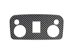 Overhead Switch Accent Trim; Forged Carbon Fiber (15-23 Mustang Fastback)